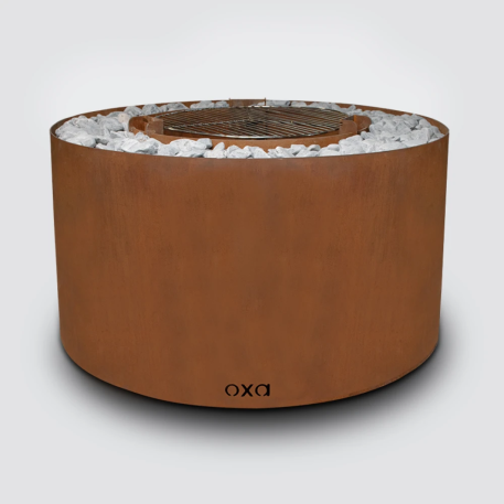 Гриль - кастрище - очаг OXA Round из CorTen4