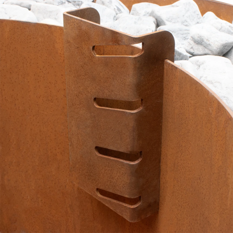 Гриль - кастрище - очаг OXA Round из CorTen6