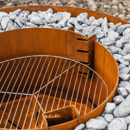 Гриль - кастрище - очаг OXA Round из CorTen2