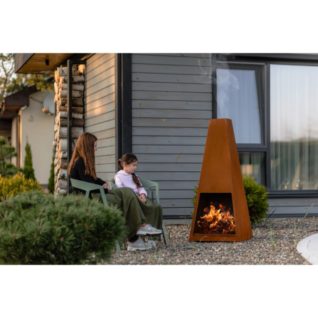 Костровая чаша - очаг OXA Taper из CorTen1