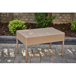 Стол из ротанга ЭММА Бежевый