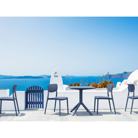 Cтол Siesta Sky Table 70 Dark grey6