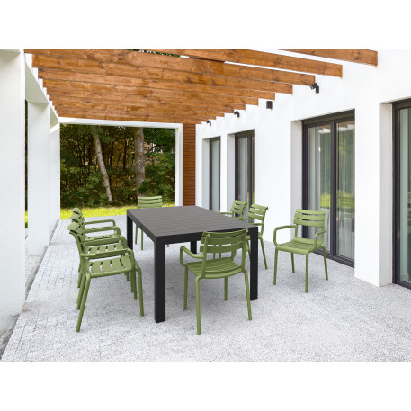 Cтол Siesta Atlantic Table 140/210 Taupe9