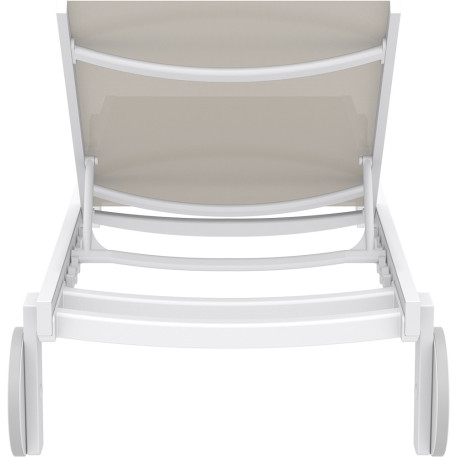 Шезлонг Siesta Casablanca White Taupe4