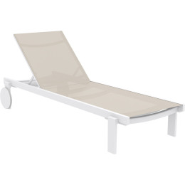 Шезлонг Siesta Casablanca White Taupe