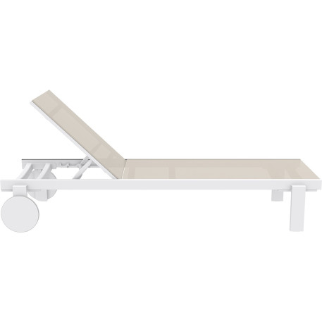 Шезлонг Siesta Casablanca White Taupe1