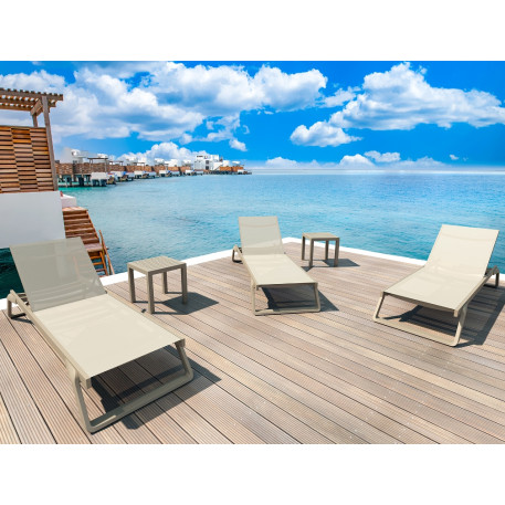 Шезлонг Siesta Tropic Taupe Taupe6