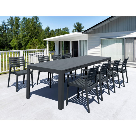 Стол Siesta Atlantic Table 210/280 Black10