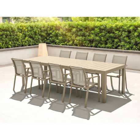 Стол Siesta Atlantic Table 210/280 Taupe10