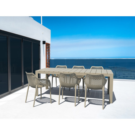 Стол Siesta Atlantic Table 210/280 Taupe11