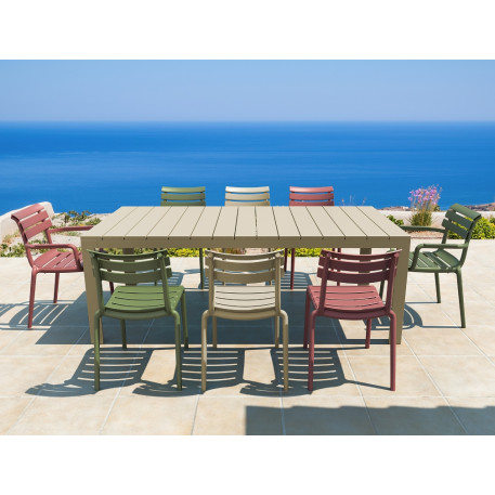 Стол Siesta Atlantic Table 210/280 Taupe12