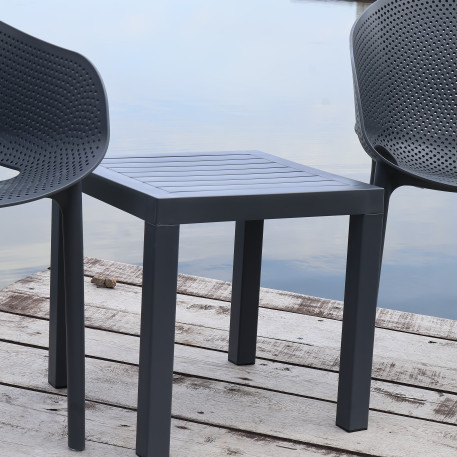 Комплект 2 стула Siesta Sky Pro + Стол Siesta Ocean Side Table - Dark Grey2