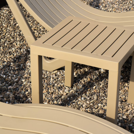 Комплект 2 шезлонга Siesta Slim + Стол Siesta Ocean Side Table - Taupe2