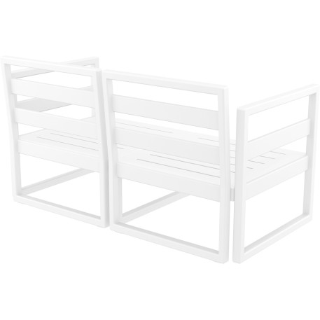 Комплект мебели для террасы Siesta Mykonos Lounge Set White Белый 7
