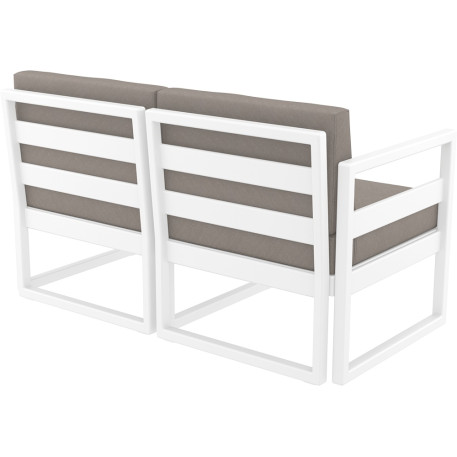 Комплект мебели для террасы Siesta Mykonos Lounge Set White Белый 5