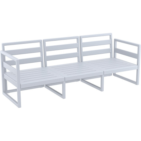 Комплект мебели для террасы Siesta Mykonos Lounge Set XL Gray Серый12