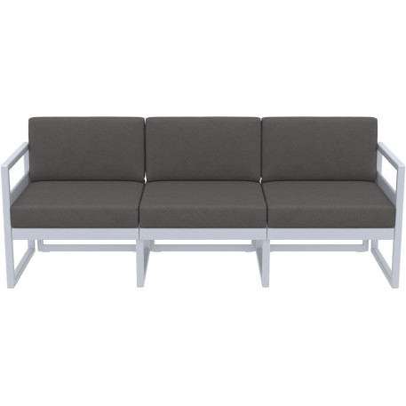 Комплект мебели для террасы Siesta Mykonos Lounge Set XL Gray Серый3