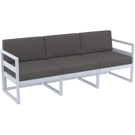 Комплект мебели для террасы Siesta Mykonos Lounge Set XL Gray Серый4