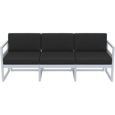 Комплект мебели для террасы Siesta Mykonos Lounge Set XL Gray Серый5