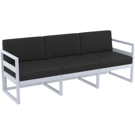 Комплект мебели для террасы Siesta Mykonos Lounge Set XL Gray Серый6