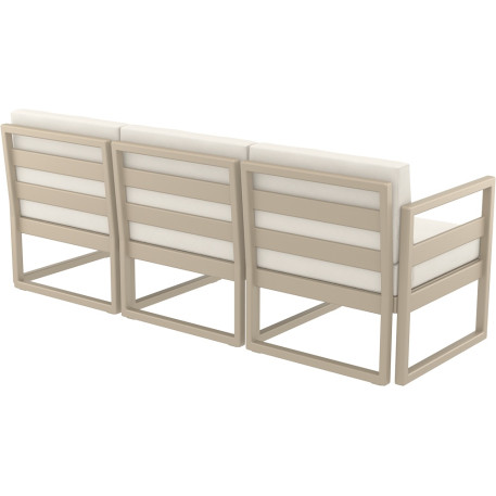 Комплект мебели для террасы Siesta Mykonos Lounge Set XL Taupe Бежевый8