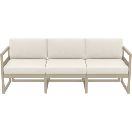 Комплект мебели для террасы Siesta Mykonos Lounge Set XL Taupe Бежевый2