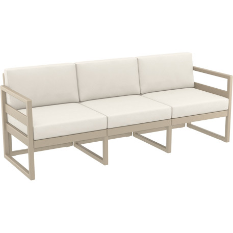 Комплект мебели для террасы Siesta Mykonos Lounge Set XL Taupe Бежевый3