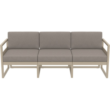 Комплект мебели для террасы Siesta Mykonos Lounge Set XL Taupe Бежевый4