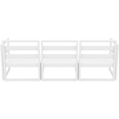 Комплект мебели для террасы Siesta Mykonos Lounge Set XL White Белый10