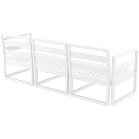 Комплект мебели для террасы Siesta Mykonos Lounge Set XL White Белый11