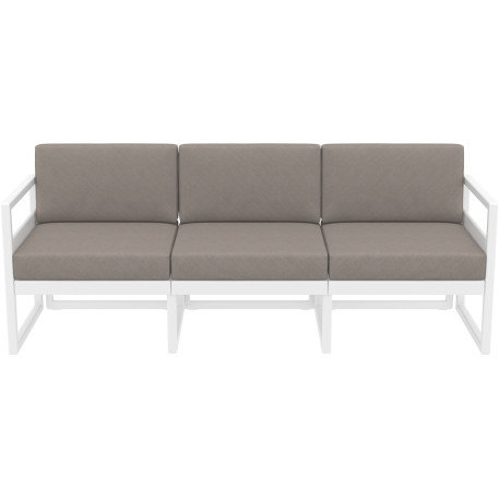 Комплект мебели для террасы Siesta Mykonos Lounge Set XL White Белый2