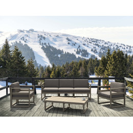 Комплект мебели для террасы Siesta Mykonos Lounge Set XL Taupe Бежевый