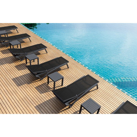 Стол для шезлонга Siesta Ocean Side Table Dark Grey4