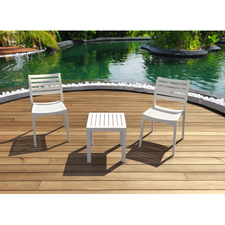 Стол для шезлонга Siesta Ocean Side Table White6