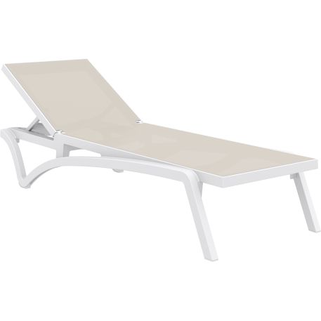 Комплект 2 шезлонга Siesta Pacific + Стол Siesta Ocean Side Table - White Taupe7