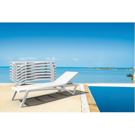 Шезлонг Siesta Pacific White White9