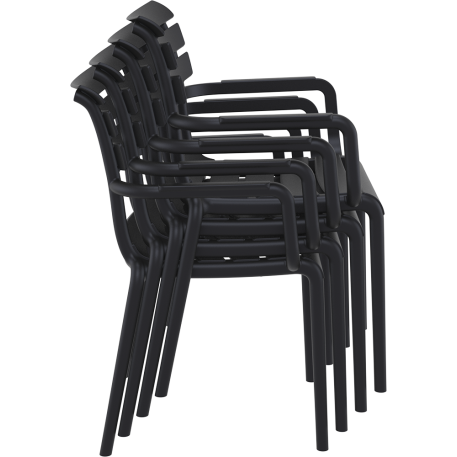 Комплект мебели для кафе Siesta Paris with Sky Black5