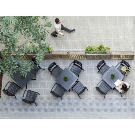 Комплект мебели для кафе Siesta Paris with Sky Black2