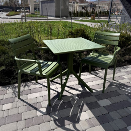 Комплект мебели для кафе Siesta Paris with Sky 70 Olive Green