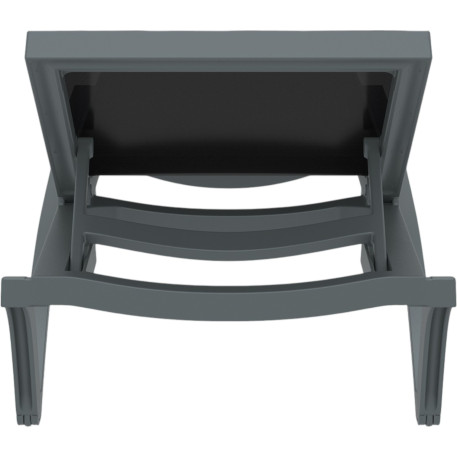 Шезлонг Siesta Pacific Dark Grey Black4