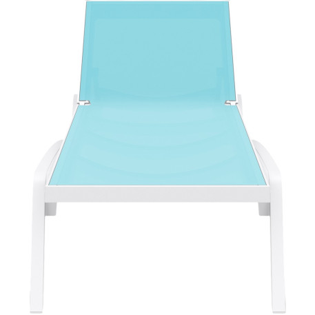 Шезлонг Siesta Pacific White Turqouise2