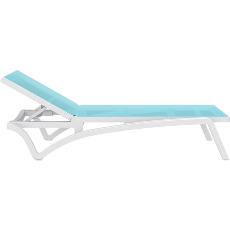 Шезлонг Siesta Pacific White Turqouise1