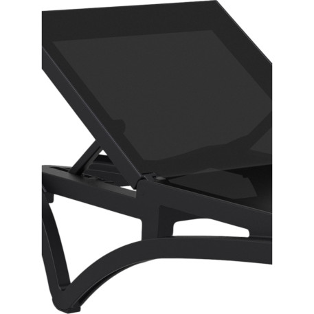 Шезлонг Siesta Pacific Black Black10