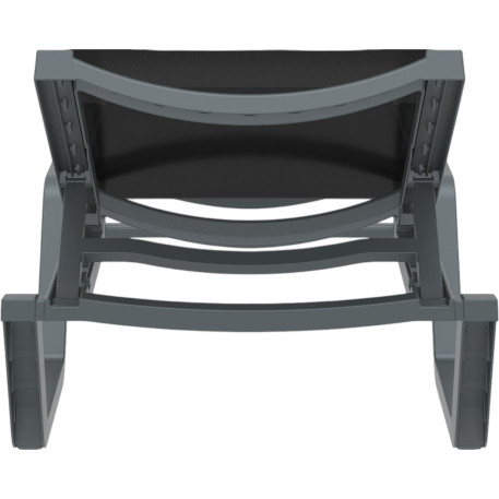 Шезлонг Siesta Rio Dark Grey Black4