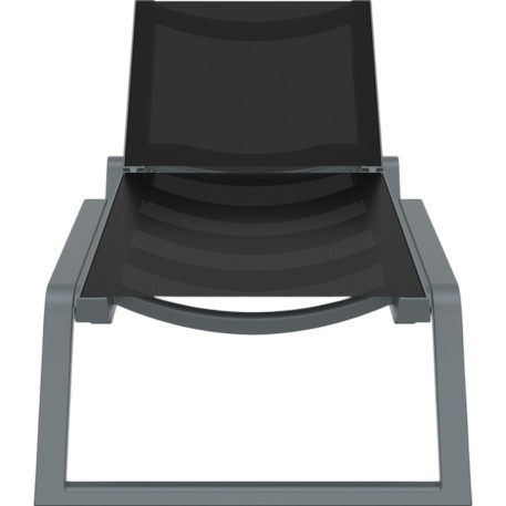 Шезлонг Siesta Rio Dark Grey Black2