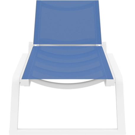 Шезлонг Siesta Rio White Blue2