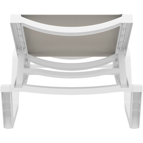 Шезлонг Siesta Rio White Taupe4