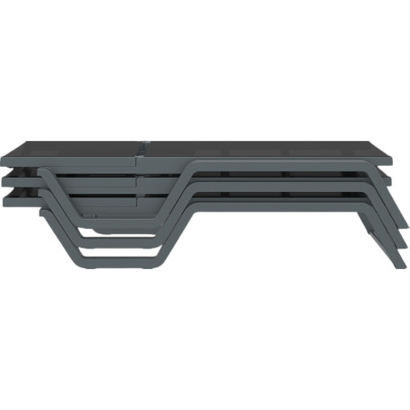 Шезлонг Siesta Rio Dark Grey Black5