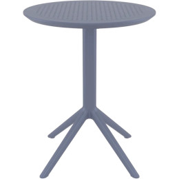 Стіл круглий Siesta Sky Folding Table 60 Dark Grey