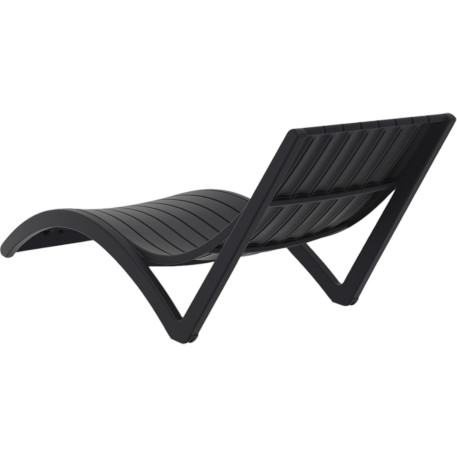 Шезлонг Siesta Slim Black3